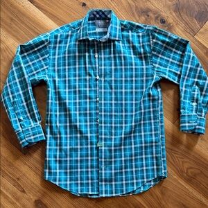 Green Thomas Dean Plaid Men's Shirt